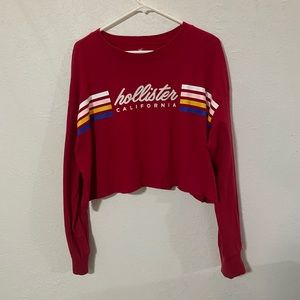 Long sleeve crop top
